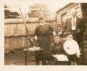 Uncle Charlie Cook, Topsy & Frank Adlard, & Granny Cook sitting down