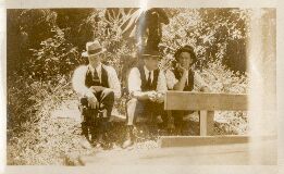 l-r: Bill Winters, Whacker White, Ted Winters - Russell Falls