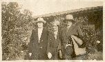 l-r Lil Cook; ?; Elsie Cook