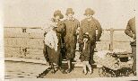 Jack Lewis, Nel Cook, Elsie Cook, Lil Cook, Des Lewis - Hobart