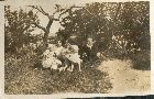 Roy Lewis jr., Nel Cook, Roy Lewis? obscured, Jack Lewis?, Des Lewis - Beaconsfield