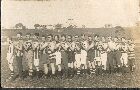 Football Team - New Town <Glenorchy> or Lefroy? Ted Winters 4th from left, probably Roy Totham 5th from left